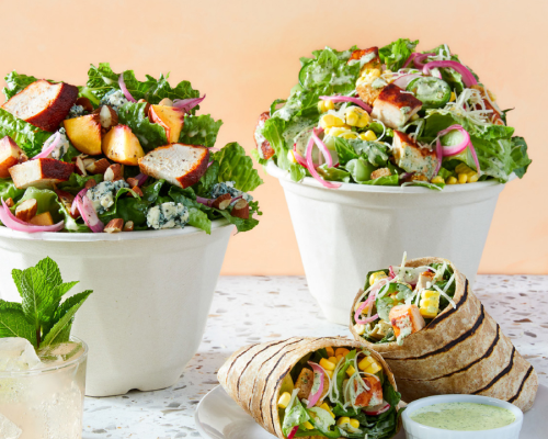 Chop't salad bowls and wraps.