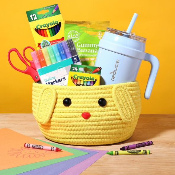Screenshot 2024-08-08 093950 Walgreens bunny basket with crayola and school essentials